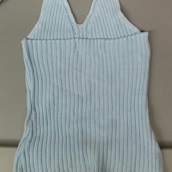 Cotton light blue knit top XS-S - Picture 2 of 6